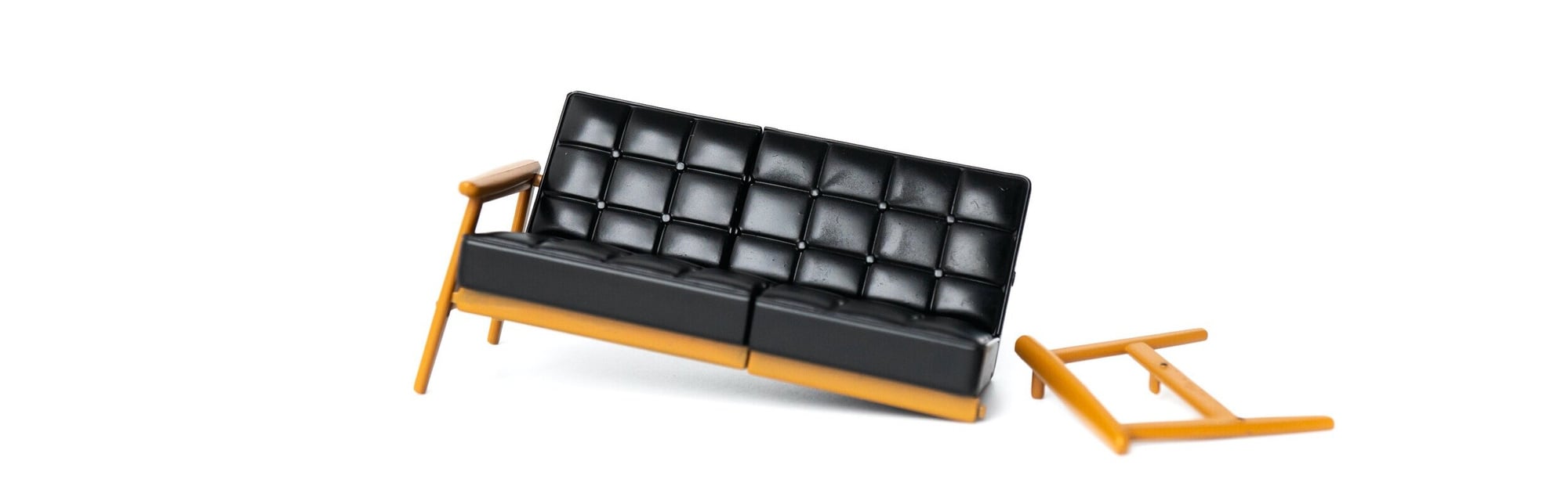 A broken therapy couch — symbolizing a broken counseling process